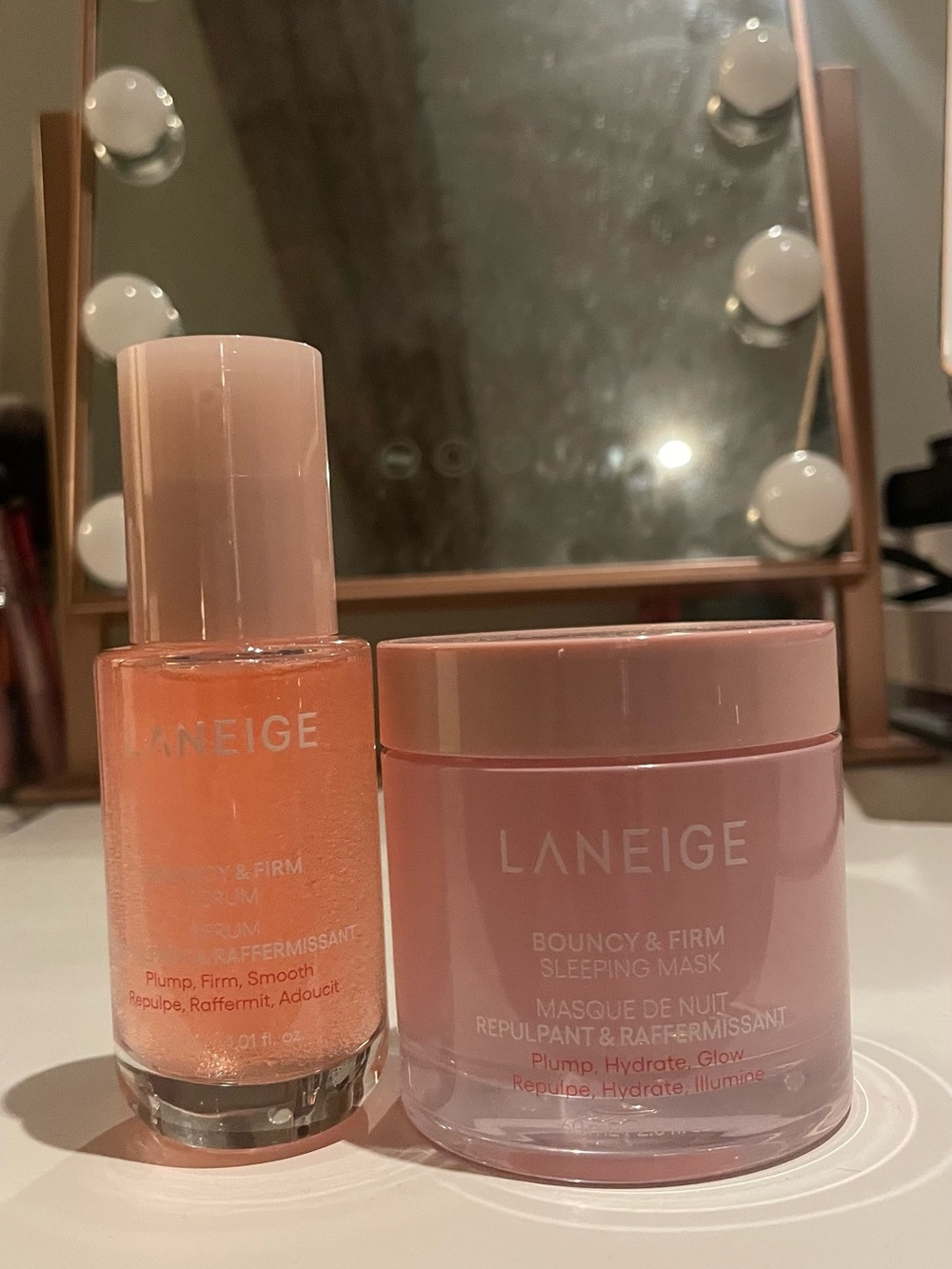 Laneige duo - serum and sleeping mask